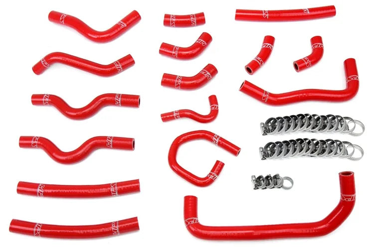 57-1913-RED HPS Red Silicone Heater Hose 1998-2002 Toyota Land Cruiser 2UZ-FE
