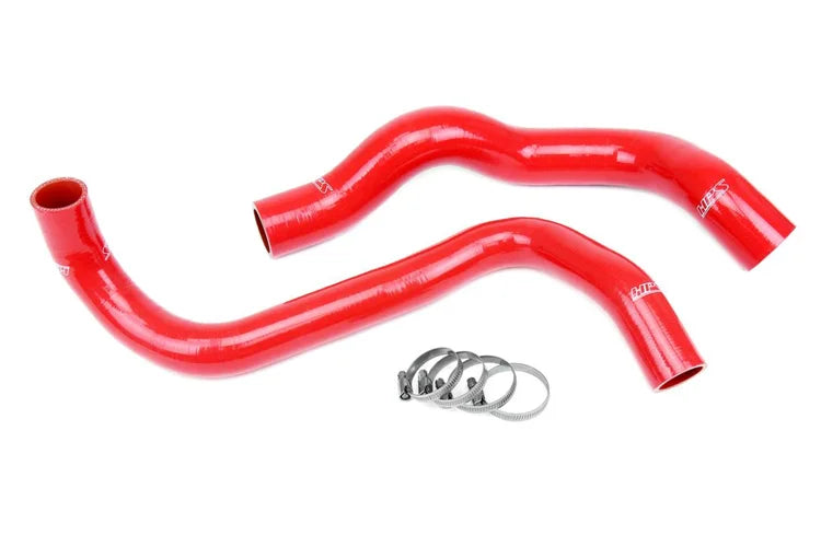 57-1902-RED HPS Red Silicone Radiator Hose Kit 1997-1998 Ford Mustang 3.8L OHV V6