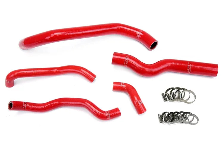 57-1973-RED HPS Red Silicone Radiator + Heater Hose 2006-2009 Infiniti M35 VQ35DE VQ35HR
