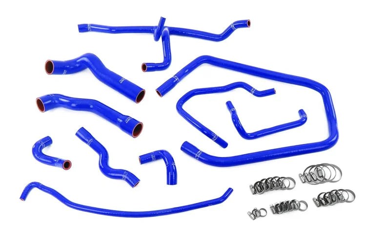 57-2083-BLUE HPS Blue Rad + Heater + Throttle Body + Expansion Tank Hose 1992-1995 Bmw 325I 325IS M50B25 M50B25TU