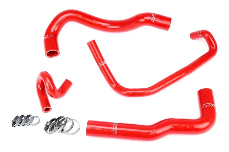 57-1960-RED HPS Red Silicone Radiator + Heater Hose 2001-2005 Lexus IS300 1JZ-GTE VVTi