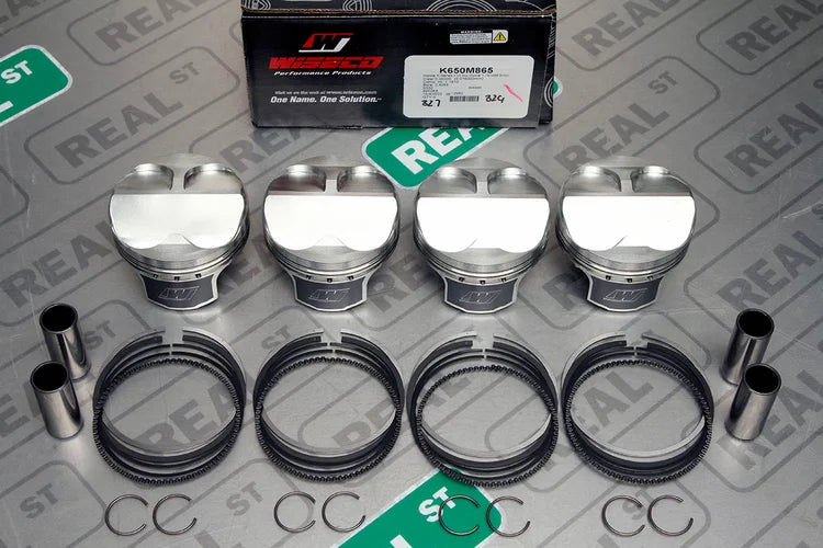 K650M865 Wiseco Forged Pistons Acura RSX Type S Honda Civic Si K20A2 K20Z1 K20Z3 86.5mm +0.5mm 10.5 cc 12.3:1