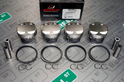 K666M855AP Wiseco AP Forged Pistons Mitsubishi Evo 4 5 6 7 8 9 4G63T Asymmetric Skirt 85.5mm -9.5 cc 9.5:1