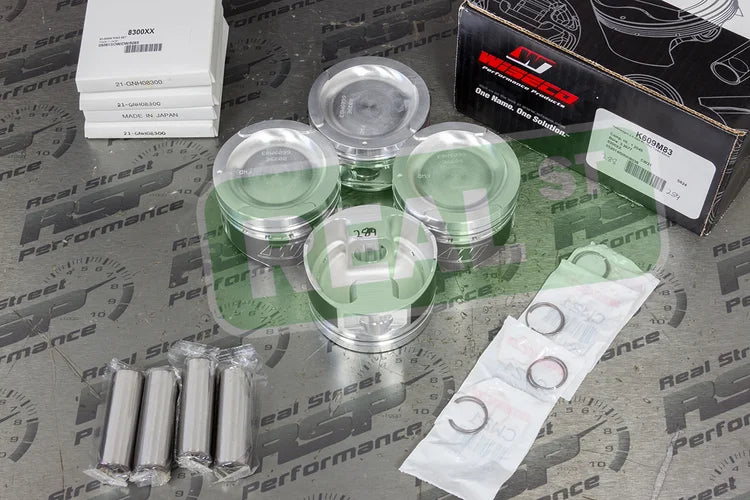 K609M83 Wiseco Forged Pistons VW Volkswagen Golf Jetta III 93-99 2.0L 8V ABA 83mm +0.5mm -15 cc 10.5:1