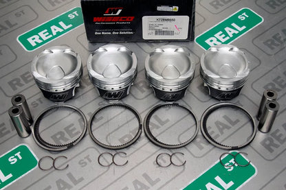 K728M8650 Wiseco Forged Pistons FA20F FA20DIT WRX 2015+ -16cc Dish 86.50mm 9.5:1