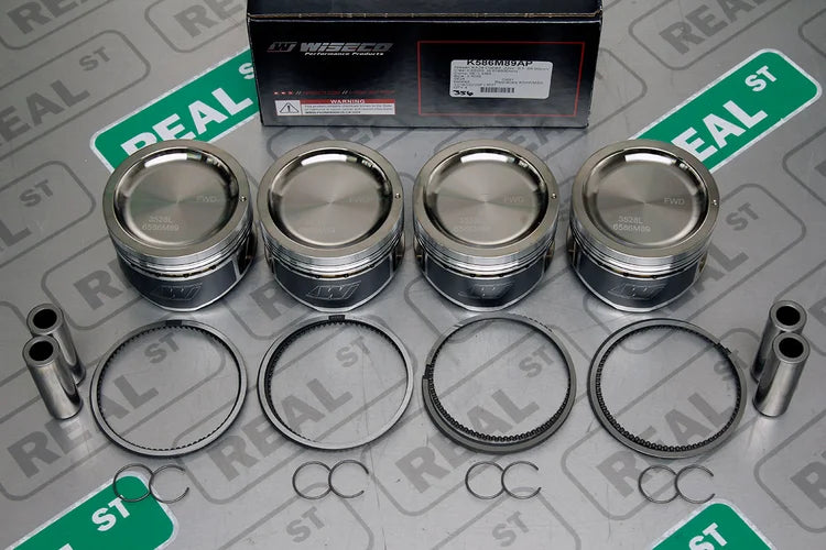 K586M89AP Wiseco AP Forged Pistons Nissan Altima 240SX S13 S14 2.4L 16V KA24DE 89mm STD -22 cc 8.9:1