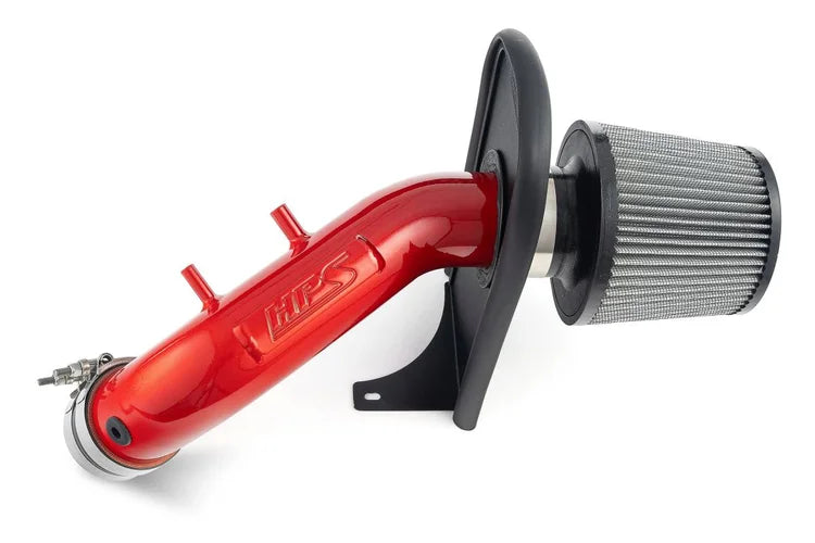 827-737R HPS Performance Air Intake with Heat Shield 2003-2006 Honda Accord K24A8 2.4L Red