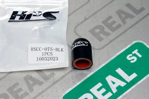RSCC-075-BLK HPS 3/4" High Temperature Reinforced Black Silicone Coolant Cap Bypass Heater 19MM