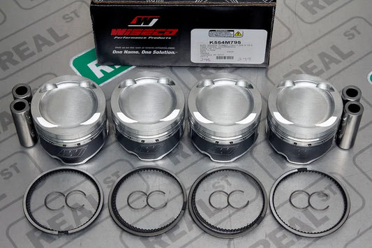K554M795 Wiseco Forged Pistons Mazda MX-5 Miata B6 1.6L DOHC 79.5mm +1.5mm -13 cc 8.7:1