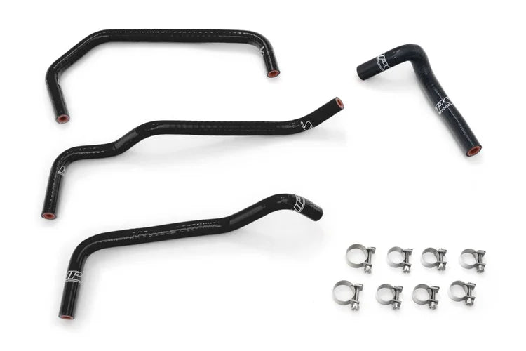 57-2158-BLK HPS Silicone Ancillary Coolant Hose Kit 2001-2005 Mazda Miata 1.8L NB2 Black