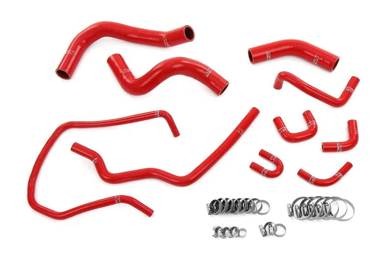 57-2167-RED HPS Silicone Radiator Coolant Hoses 2004-2010 Infiniti QX56 VK56DE 5.6L V8 Red
