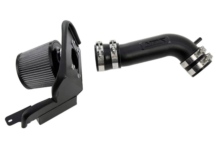827-715WB HPS Performance Air Intake with Heat Shield 1993-1996 Toyota Supra 2JZ-GE Wrinkle Black