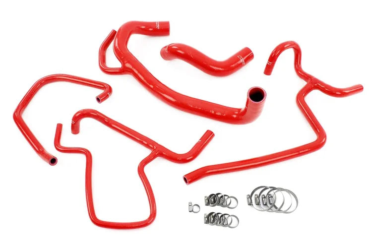 57-1616-RED HPS Silicone Radiator Coolant Hoses 2011-2014 Dodge Challenger SRT8 6.4L V8 Red