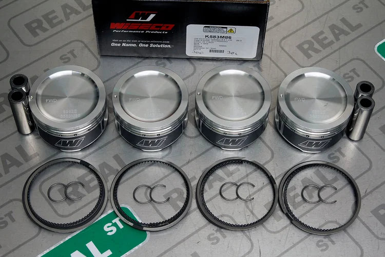 K583M86 Wiseco Forged Pistons Chevrolet Opel Pontiac Saturn Ecotec 2.2L 16V 86mm STD -8 cc 8.9:1
