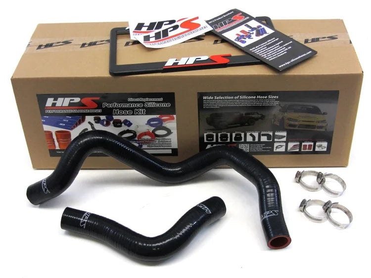 57-1031-BLK HPS Silicone Radiator Hose Black Mazda 1999-2005 Miata 1.8L Bp