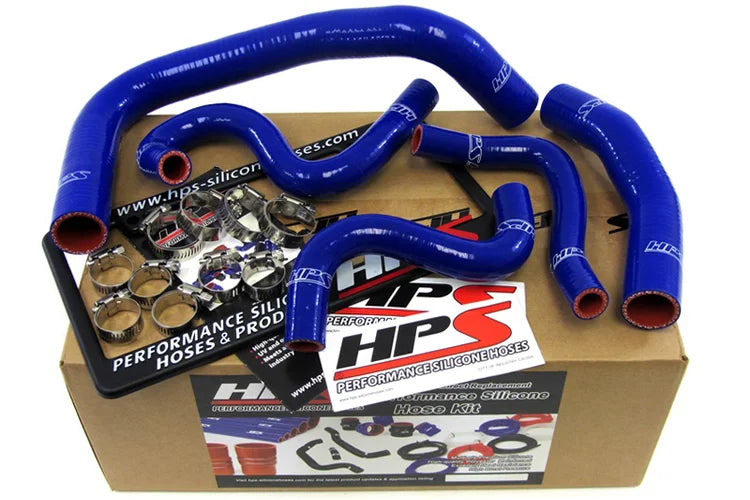 57-1337-BLUE HPS Silicone Radiator Hose and Heater Hose Kit Blue 1985-1987 Corolla AE86 4A-GEU Left Hand Drive