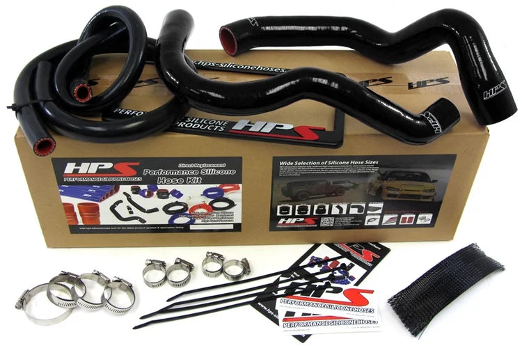 57-1338-BLK HPS Radiator Hose Heater Hose Black 1991-2001 Jeep Cherokee Xj 4.0L