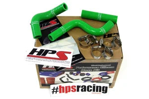 57-1364-GRN HPS Radiator Hose Green Kawasaki 1998-2012 KX80 KX85 KX100