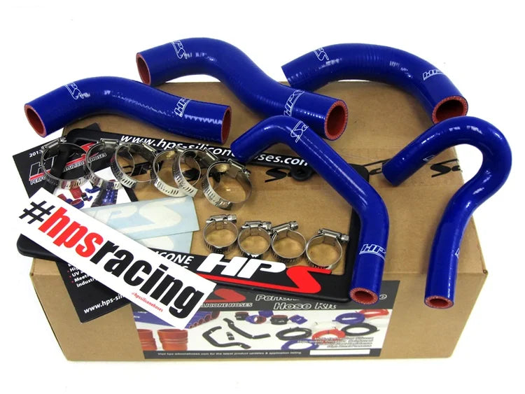 57-1412-BLUE HPS Silicone Radiator Hose and Heater Hose Kit Blue Mazda 1994-1997 Miata 1.8L Bp