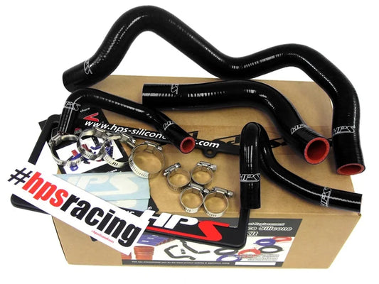 57-1413-BLK HPS Silicone Radiator Hose and Heater Hose Kit Black Mazda 1999-2005 Miata 1.8L Bp