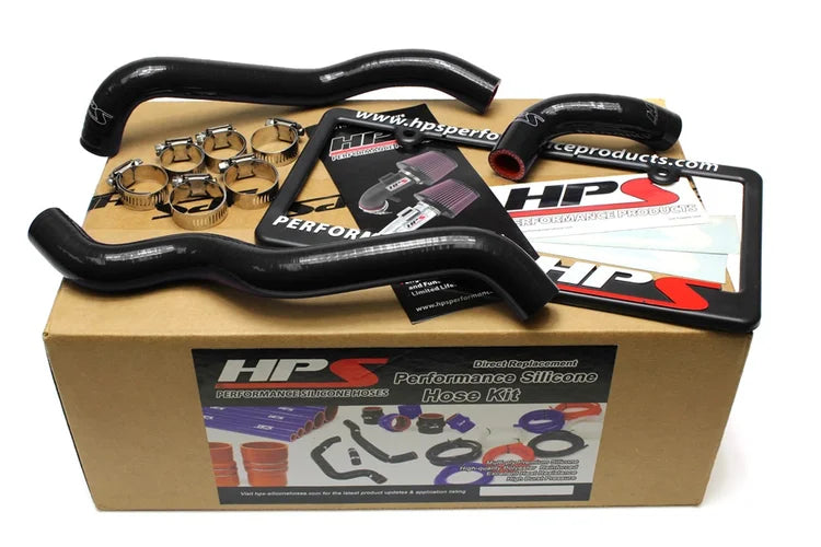 57-1435-BLK HPS Silicone Heater Hose Black 2003-2006 350Z 3.5L V6 VQ35DE