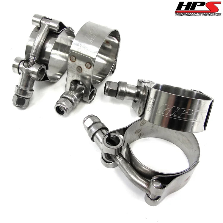 SSTC-38-43 HPS Stainless Steel T-Bolt Clamp SAE for 1-3/16" ID Hose - 1.50"-1.69"