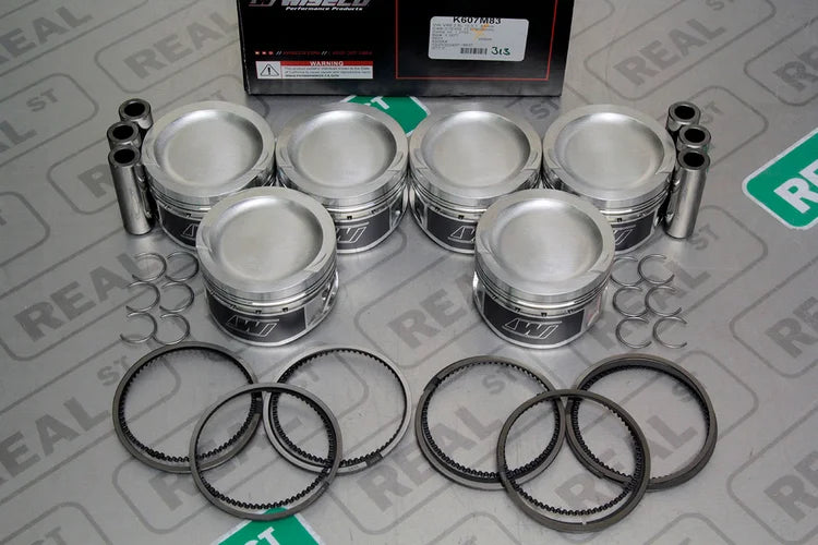 K607M83 Wiseco Forged Pistons VW Volkswagen Golf GTI 92-99 VR6 AAA 12V 2.8L 83mm +2.0mm -17.3 cc 10.5:1