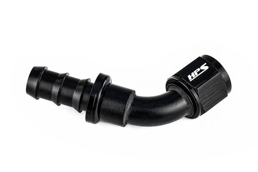 150-6004 HPS Aluminum AN-4 60 Push-On Hose End