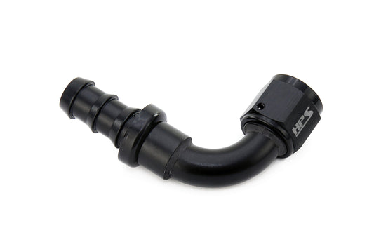 150-9006 HPS Aluminum AN-6 90 Push-On Hose End