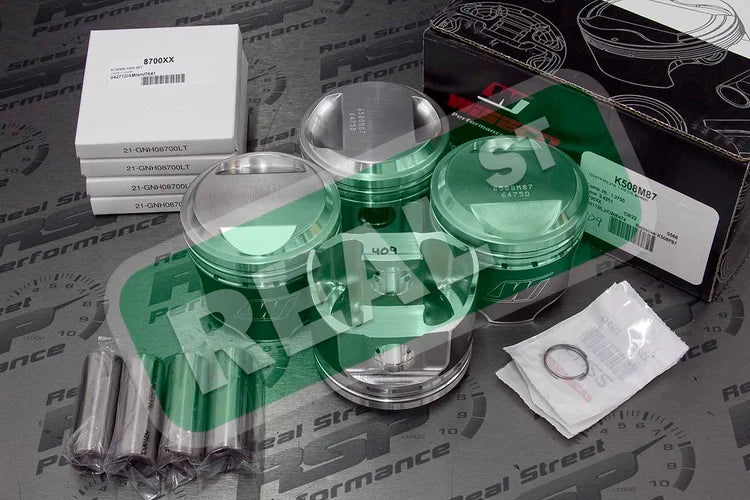 K508M87 Wiseco Forged Pistons Toyota Corolla 8V 1.8L 3TC 87mm +2.0mm 20.6 cc 10.7:1