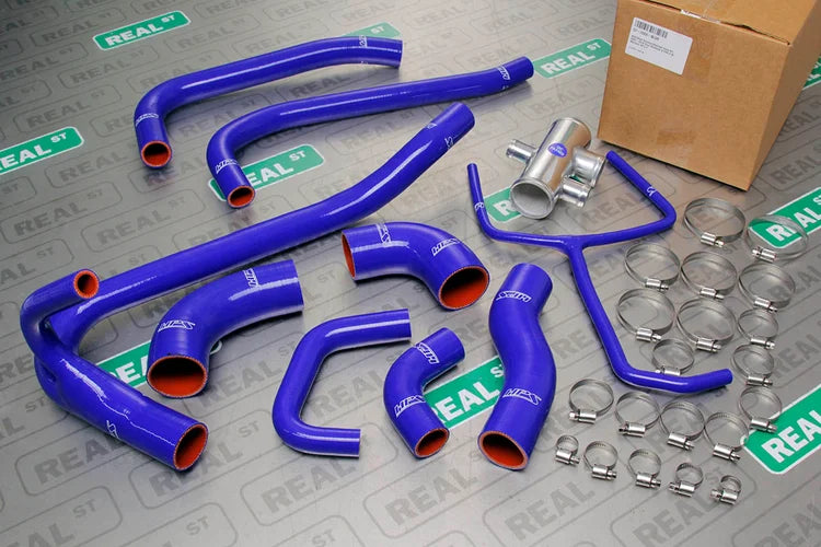 57-2069-BLUE HPS Blue Silicone Radiator Hose Kit 2007-2014 Ford Mustang GT500 5.4L Modular V8 5.8L Trinity