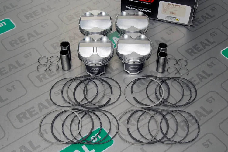K573M86 Wiseco Forged Pistons Acura RSX Type S Honda Civic Si K20A2 K20Z1 K20Z3 86mm STD 8 cc 11.6:1
