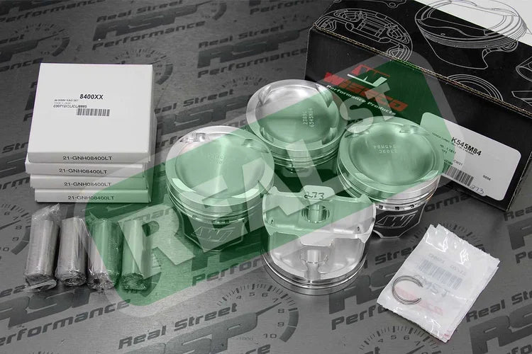 K545M84 Wiseco Forged Pistons Honda Del Sol Civic Si CR-V CRVTEC B20B + B16A VTEC Head 84mm -18 cc 8.3:1
