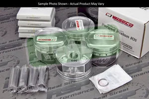 K596M8525 Wiseco Forged Pistons Mitsubishi Eclipse 2G DSM 4G63T 7 Bolt 100mm Stroker 85.25mm +0.25mm 8.5:1