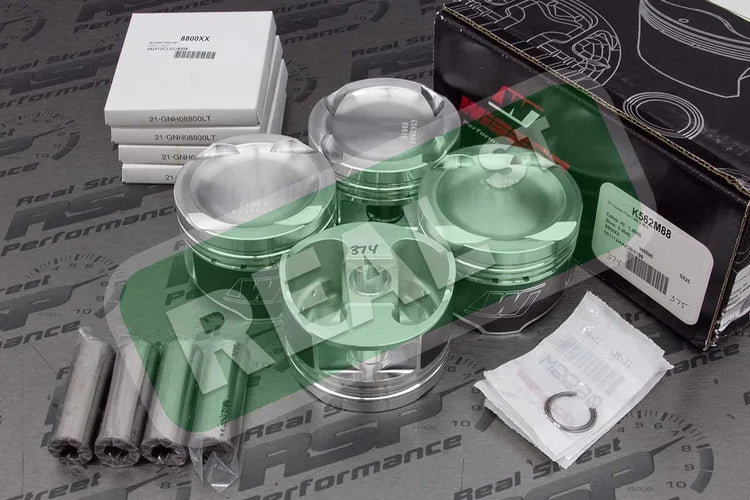 K562M88 Wiseco Forged Pistons 03-05 Dodge Neon SRT4 SRT-4 A853 2.4L 88mm +0.5mm -17 cc 8.8:1