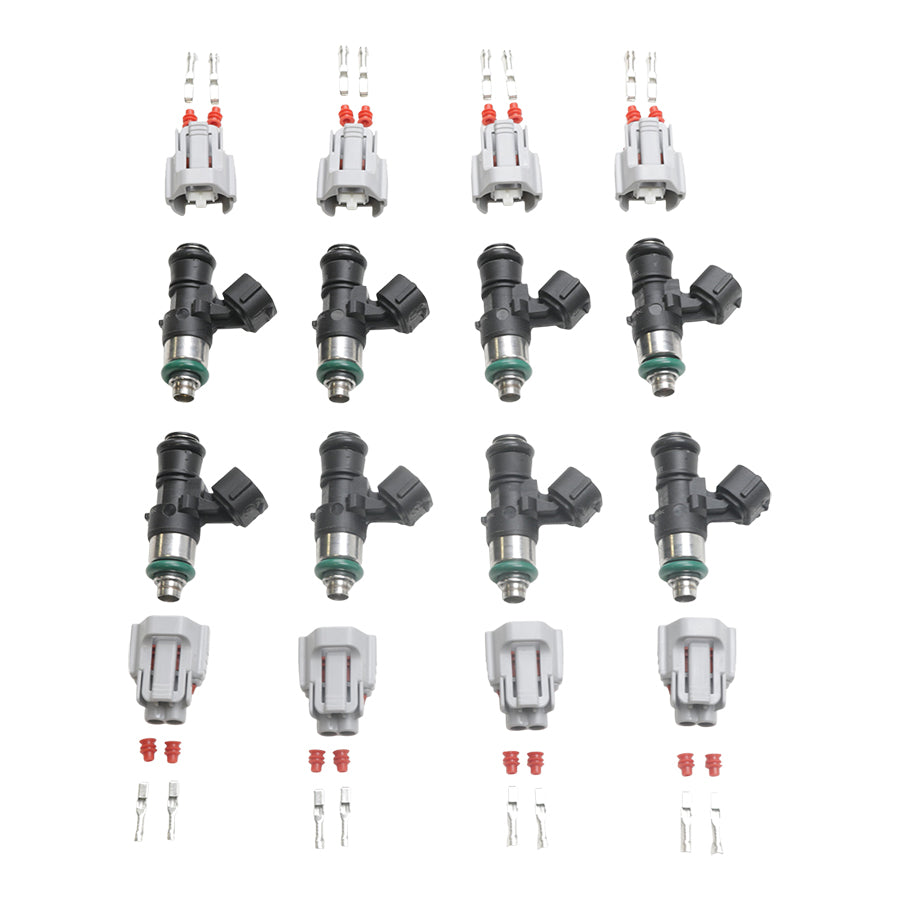 16S-19-2200-8 DeatschWerks Set of 8 2200cc/min For The Fitech Go EFI 8/Holley Super Sniper 1250/ Sniper Xflow 1375