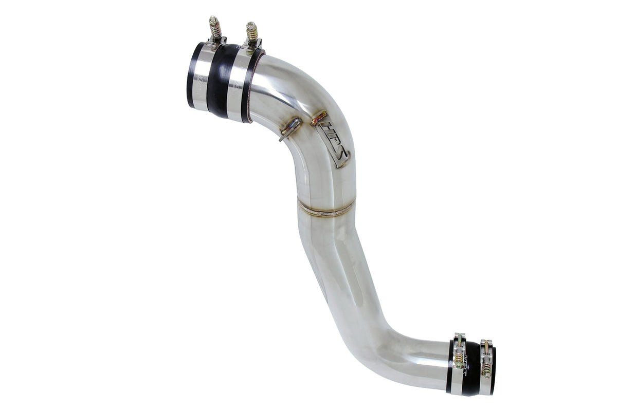 17-125P HPS Polished Intercooler Pipe 2011-2016 Chevrolet Silverado 2500 HD 6.6L Duramax Diesel Lml Cold Side
