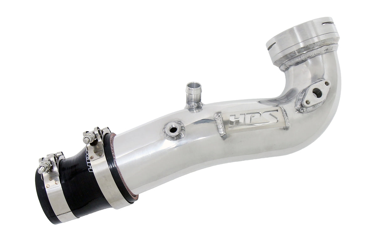 17-127P HPS Polished Intercooler Pipe 2012-2016 Bmw ActiveHybrid 5 3.0L Turbo N55 Cold Side