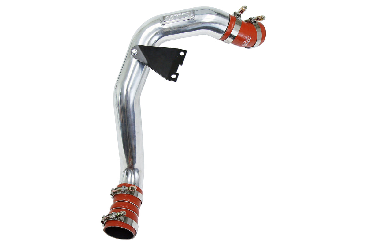 17-171P HPS Polished Intercooler Pipe 2003-2007 Ford F-250 Superduty Powerstroke 6.0L Diesel Turbo Hot Side with Orange Boots