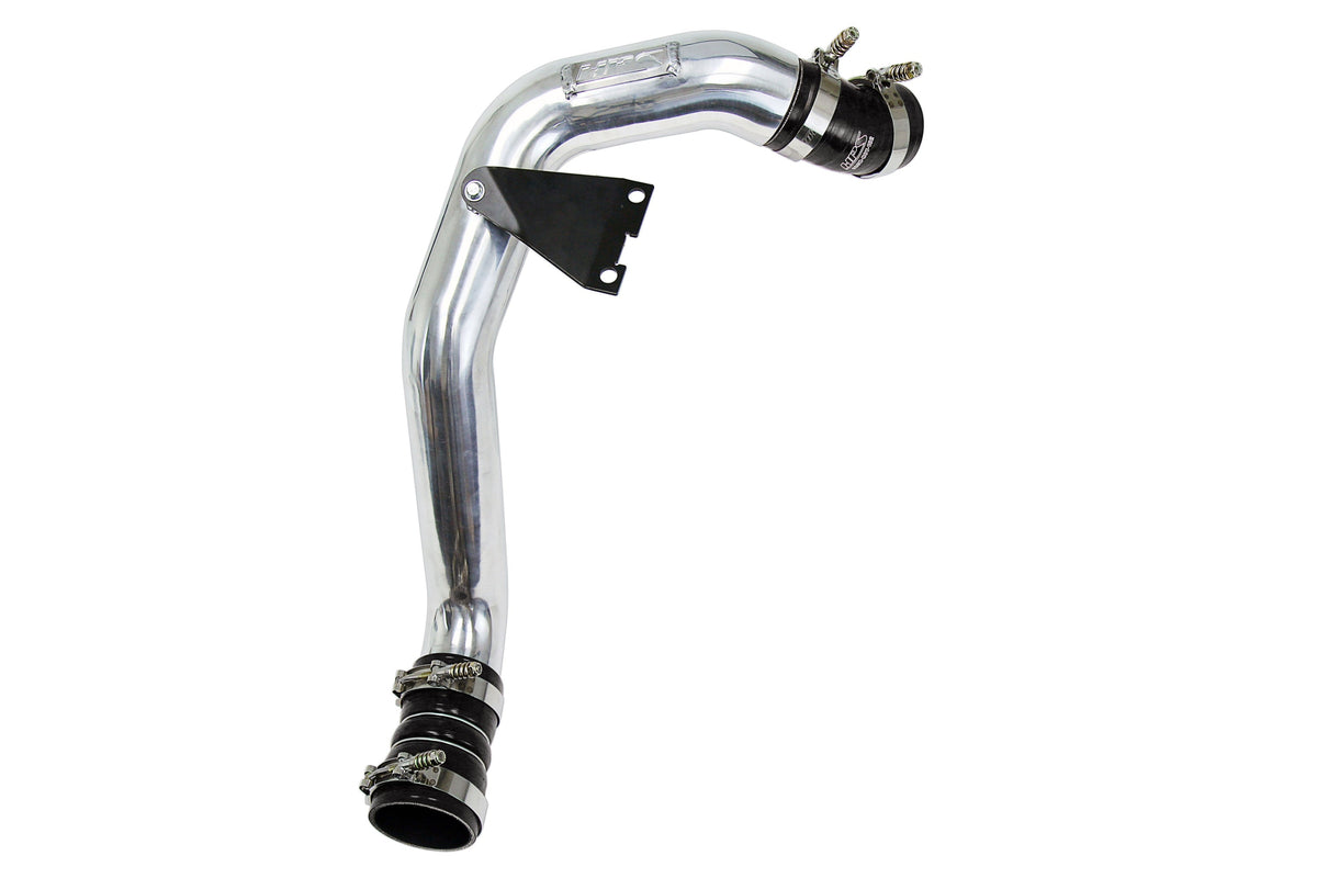 17-173P HPS Polished Intercooler Pipe 2003-2007 Ford F-250 Superduty Powerstroke 6.0L Diesel Turbo Hot Side with Black Boots