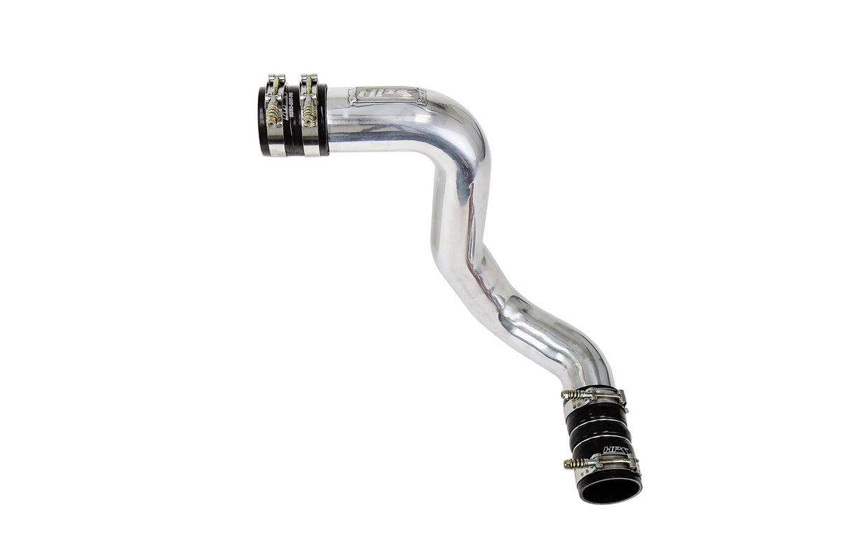 17-174P HPS Polished Intercooler Pipe 2003-2007 Ford F-250 Superduty Powerstroke 6.0L Diesel Turbo Cold Side with Black Boots