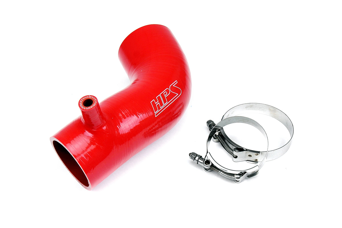 17838-RED HPS Red Silicone Air Intake Hose 2012-2015 Honda Civic Si 2.4L Coupe & Sedan
