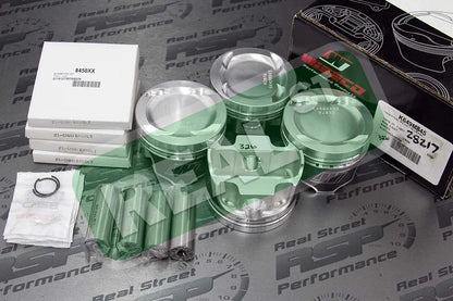 K649M845 Wiseco Forged Pistons Honda Del Sol Civic Si 1.6L B16A 84.5mm +3.5mm -10.0 cc 8.4:1