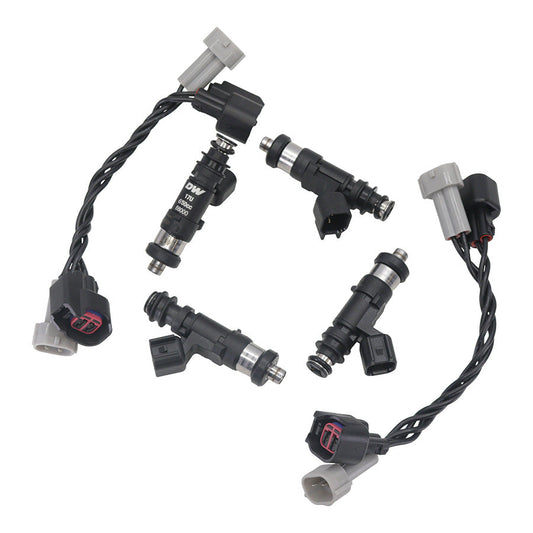 DeatschWerks 650cc Top Feed Fuel Injectors Subaru WRX 02-14 STi 07-19 EJ205 EJ255 EJ257