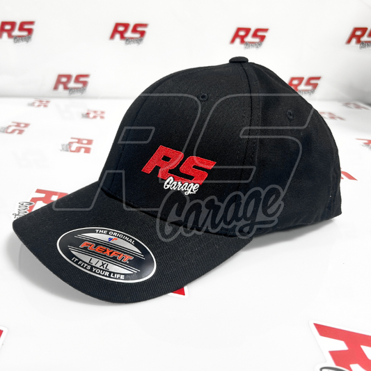 RS Garage Logo FlexFit Hat Black