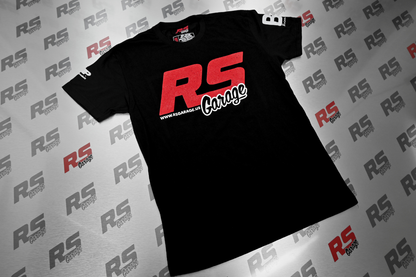New Edition RS Garage Logo T Shirt Featuring "ARP" & "BC" Sleeves