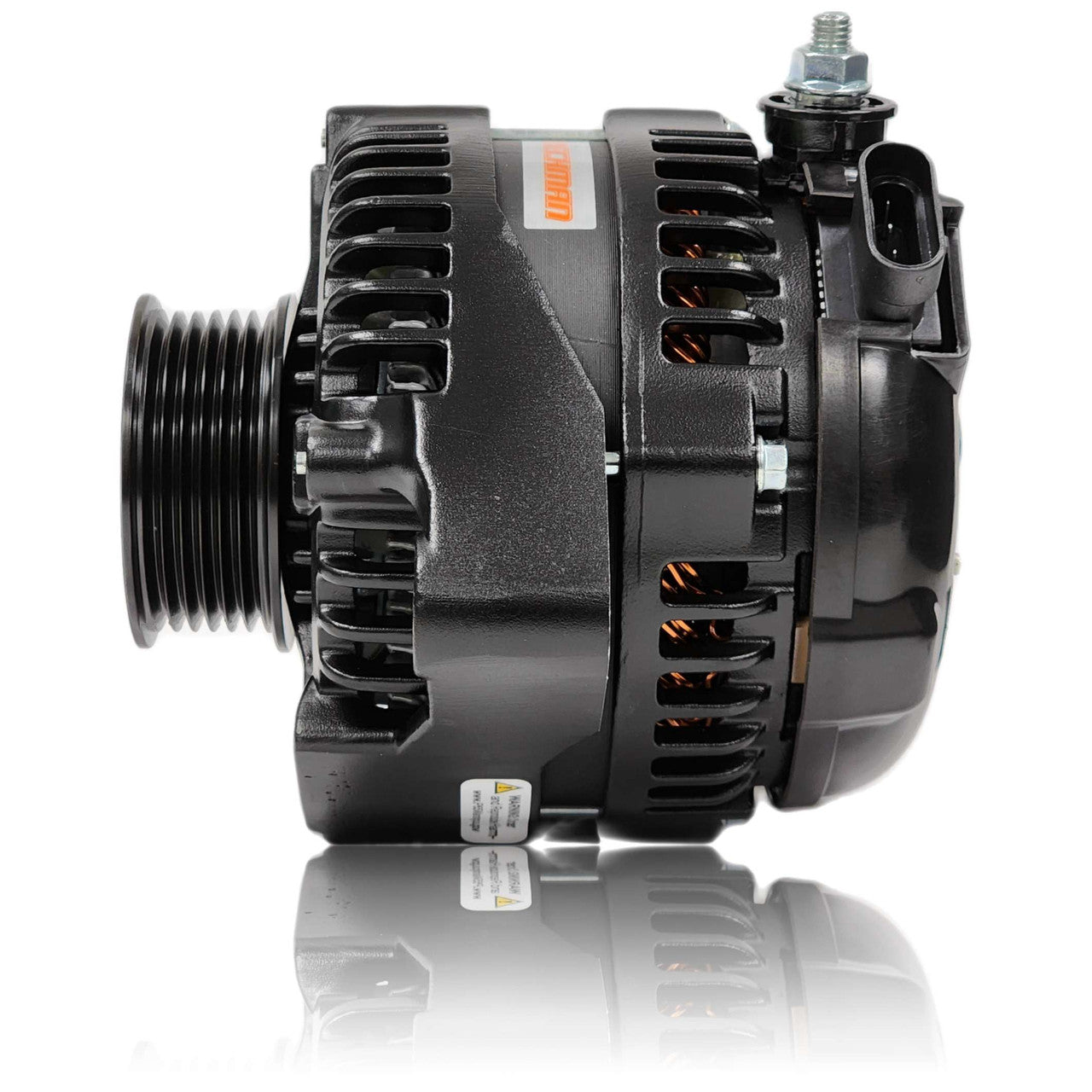 Mechman 240 amp high output alternator for Toyota Supra 2JZ 1JZ - BLACK