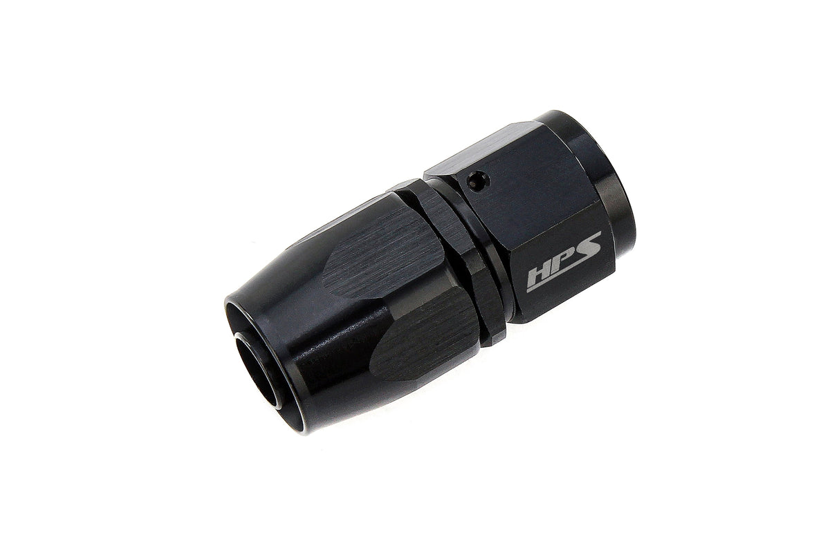 250-0008 HPS 6061 Aluminum AN-8 Straight Reusable Hose End