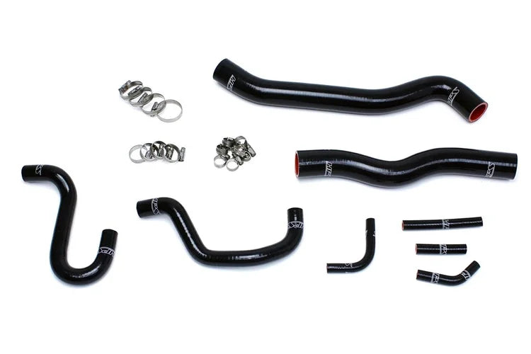 57-1518-BLK HPS Black Silicone Radiator Heater Hose Kit for 2012-2016 Genesis Coupe 3.8L V6 Lhd