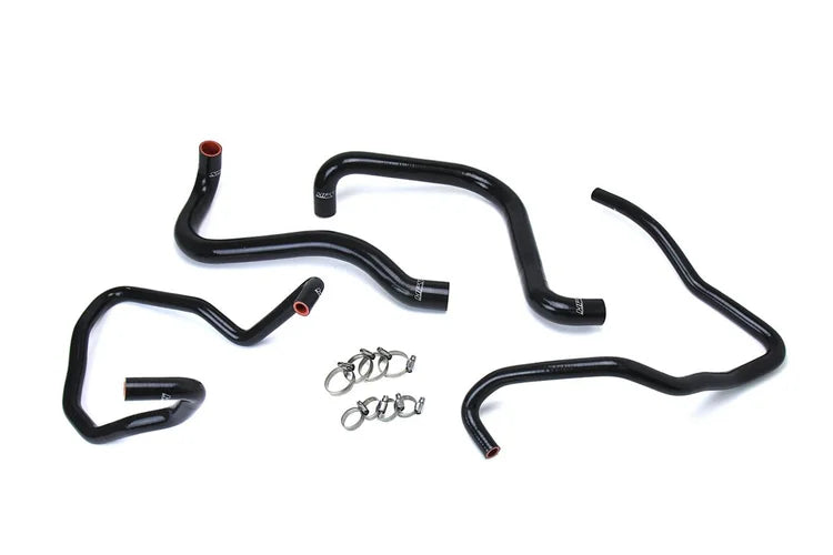 57-1589-BLK HPS Black Silicone Radiator + Heater Hose Kit 2003-2006 Jeep Wrangler Tj SE 2.4L 4CYL Lhd